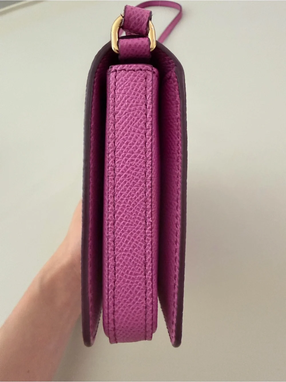 Dolce & Gabbana Pink Leather Tablet Sleeve with Wrist Strap